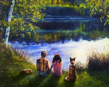 Pictura pe numere – Prieteni 2, 40x50cm