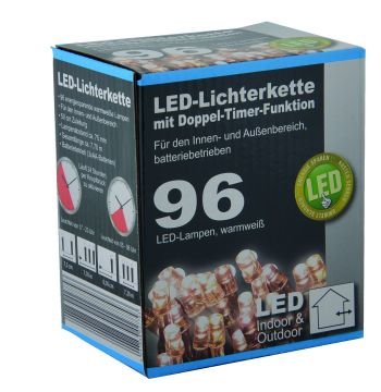 LED lumini cu baterii 96 buc.- 9 functiuni- 7.70 m
