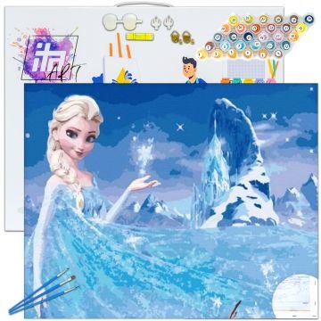 Pictura pe numere – Elsa,40x50cm