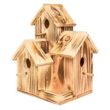 Casuta tripla pentru pasari 22x18x31cm