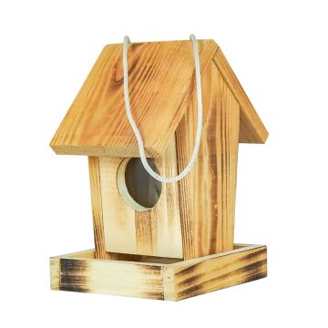 Hranitoare cu geam mic pentru pasari 13,5x18x22,5cm