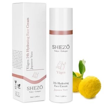Crema de fata hidratanta hialuronica 24 ore SHEZO 50ml cu vitamina C si extract de yuzu