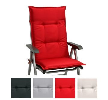 Възглавница за стол с облегалка 120х50х6см Beautissu - Различни цветове