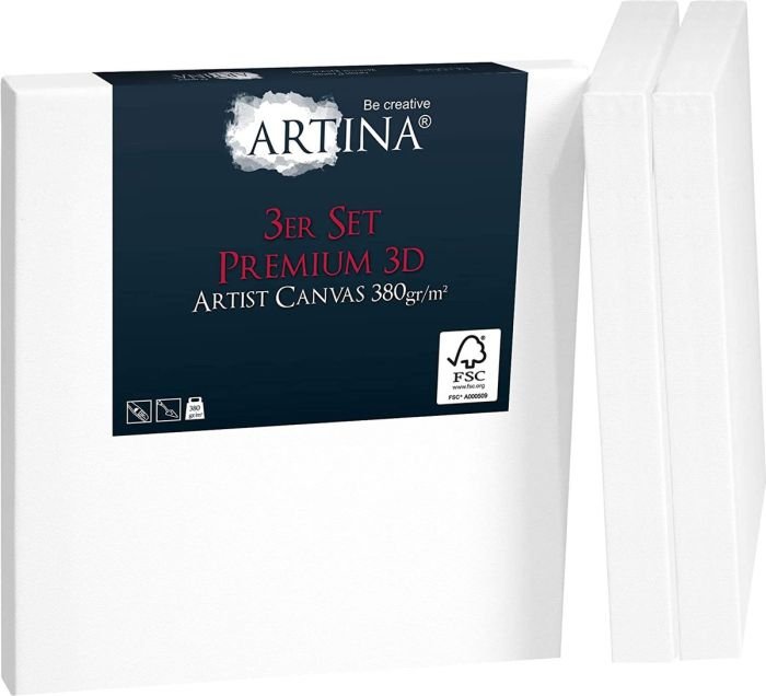 Set 3 panze 3D Artina Premium 20x20cm