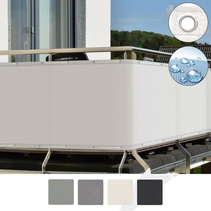 Panou de balcon impermeabil SOL ROYAL – 90x300cm - Alb
