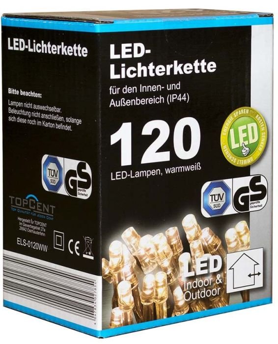 LED lumini 120 buc- 12 m cu adaptor