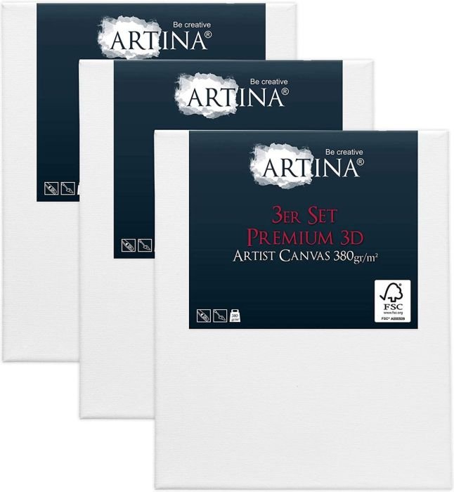 Set 3 panze 3D Artina Premium 20x30cm