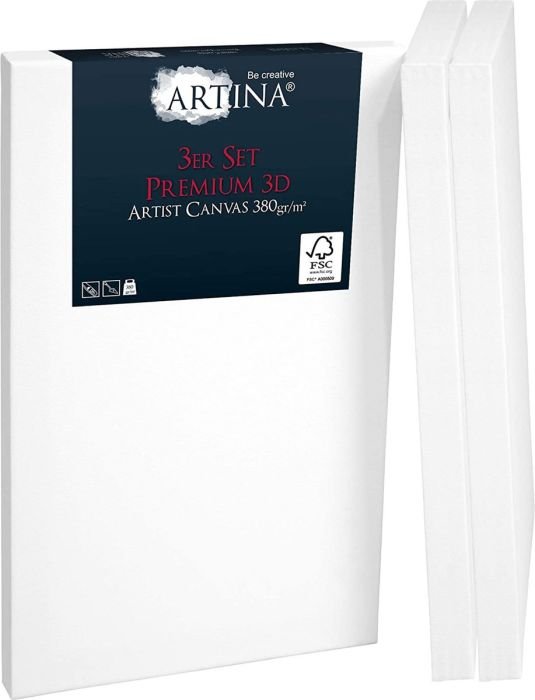 Set 3 panze 3D Artina Premium 18x24cm
