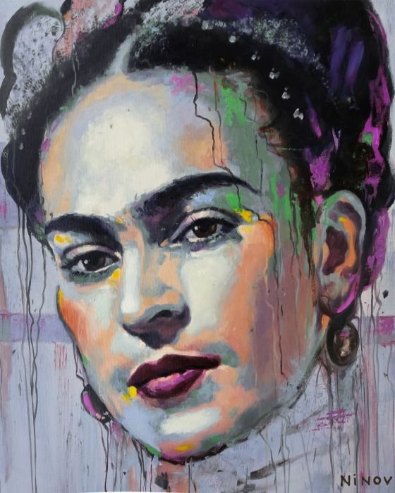 Pictura pe numere  - Frida, 40x50cm