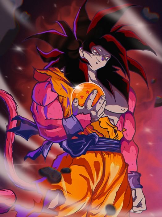 Pictura pe numere – Goku, 40x50cm