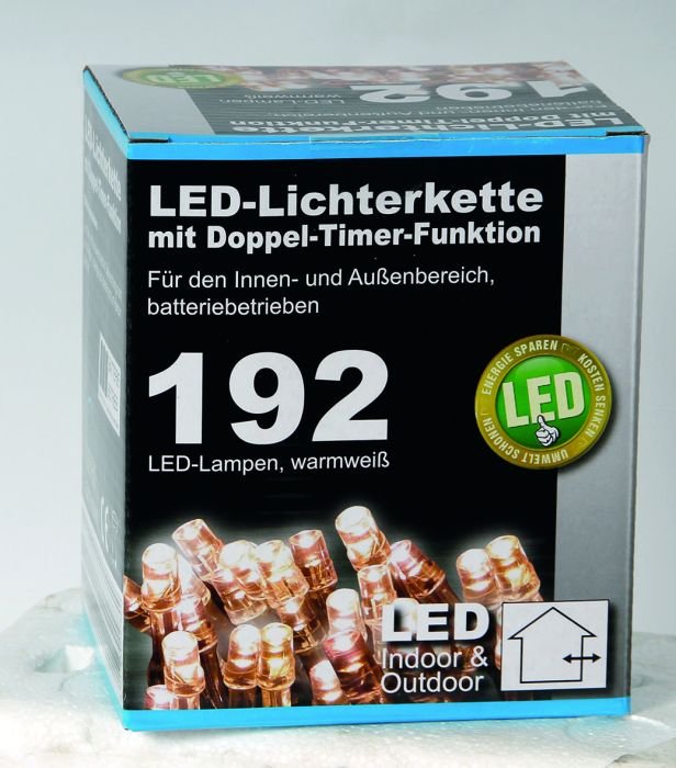 LED lumini cu baterii 192 buc.- 9 functiuni- 14.90 m