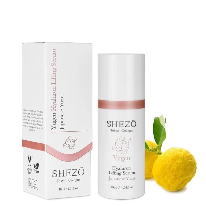 Ser de lifting hialuronic SHEZO 30ml, cu vitamina C si extract de yuzu
