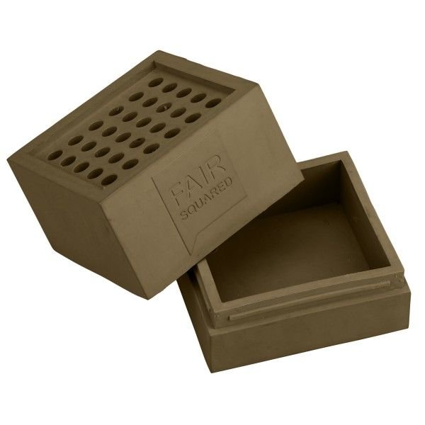 Кутия за сапун от каучук Fair Squared Маслина
