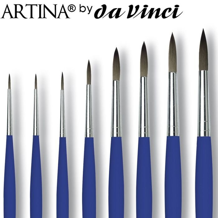 Pensula rotunda Da Vinci - Diferite dimensiuni