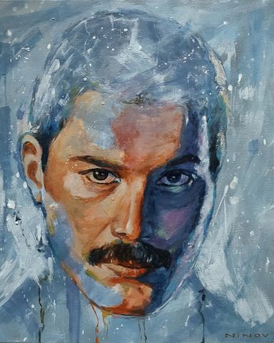 Pictura pe numere - Freddie, 40x50cm