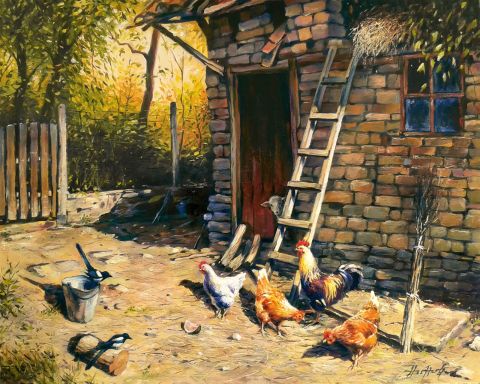 Pictura pe numere - Cotofene viclene 40x50cm