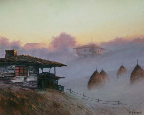 Pictura pe numere - Dimineata, 40x50cm