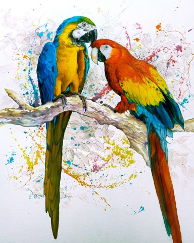 Pictura pe numere – Indragostiti 3, 40x50cm