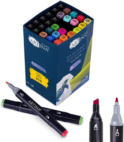 Set markere pentru textile Artina 30 buc.