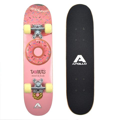 Skateboard pentru copii "Donut" Apollo 61x15.2cm