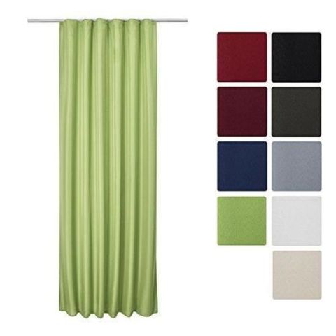 Draperie de lux cu un efect usor de intunecare, Agatare cu carlige, 140 х 245 cm - Diferite culori