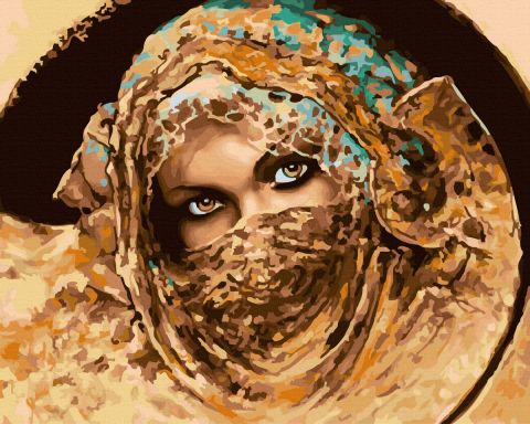 Pictura pe numere – Printesa araba, 40x50cm