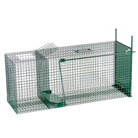 Capana pentru vulpi cu momeala vie 116x36x47cm